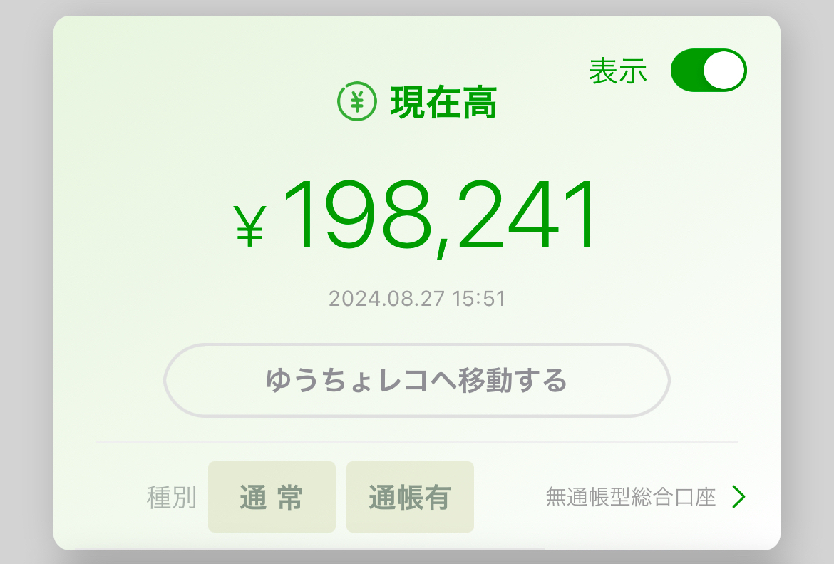 うつ病生活保護受給者の収入と支出【2024年8月末時点】