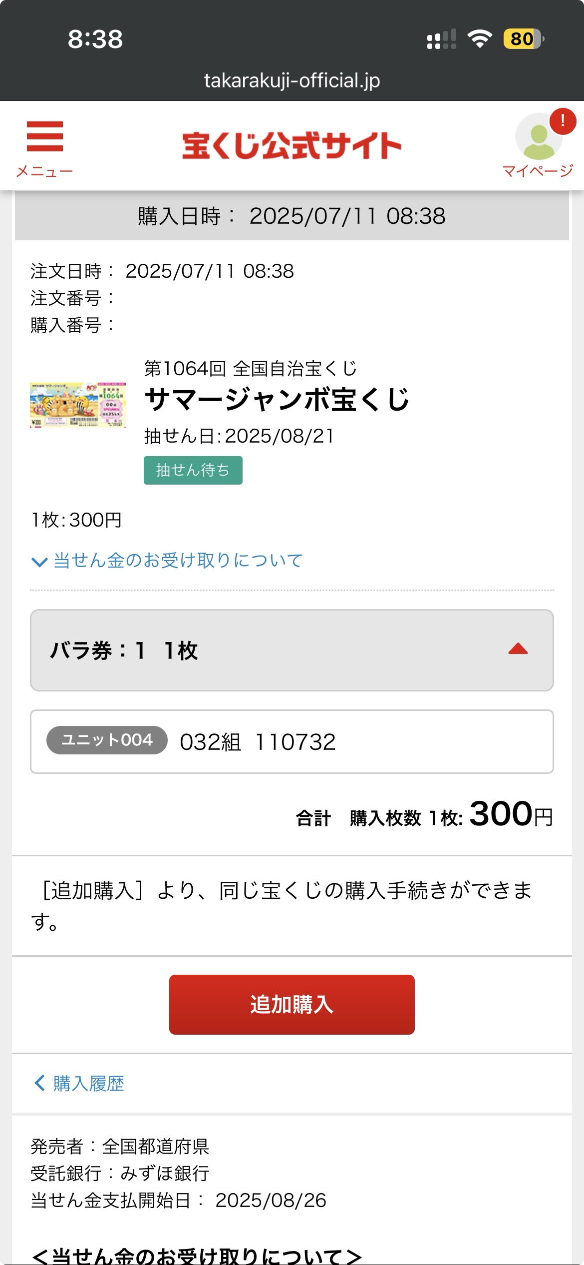 生活保護ですがサマージャンボ宝くじを買いました【2025年】 生活保護ですがサマージャンボ宝くじを買いました【2025年】