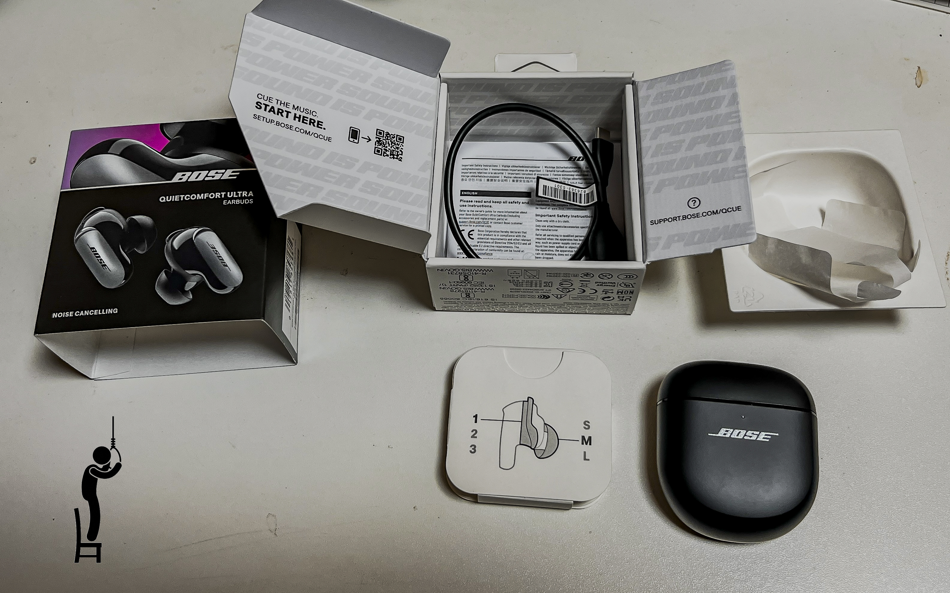 有償交換を申し込んだBose QuietComfort Ultra EarBudsが届きました 有償交換を申し込んだBose QuietComfort Ultra EarBudsが届きました