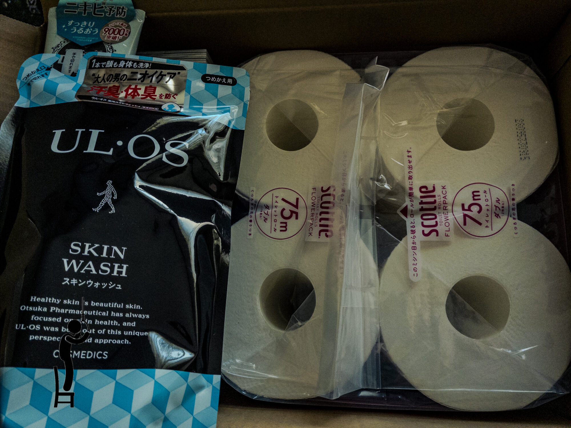 一人暮らしのひきこもり男性の1年間のトイレットペーパー消費量​