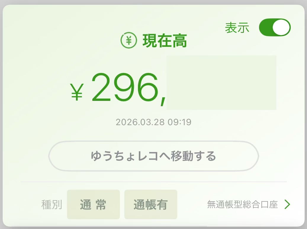 うつ病生活保護受給者の家計簿【2026年3月】​