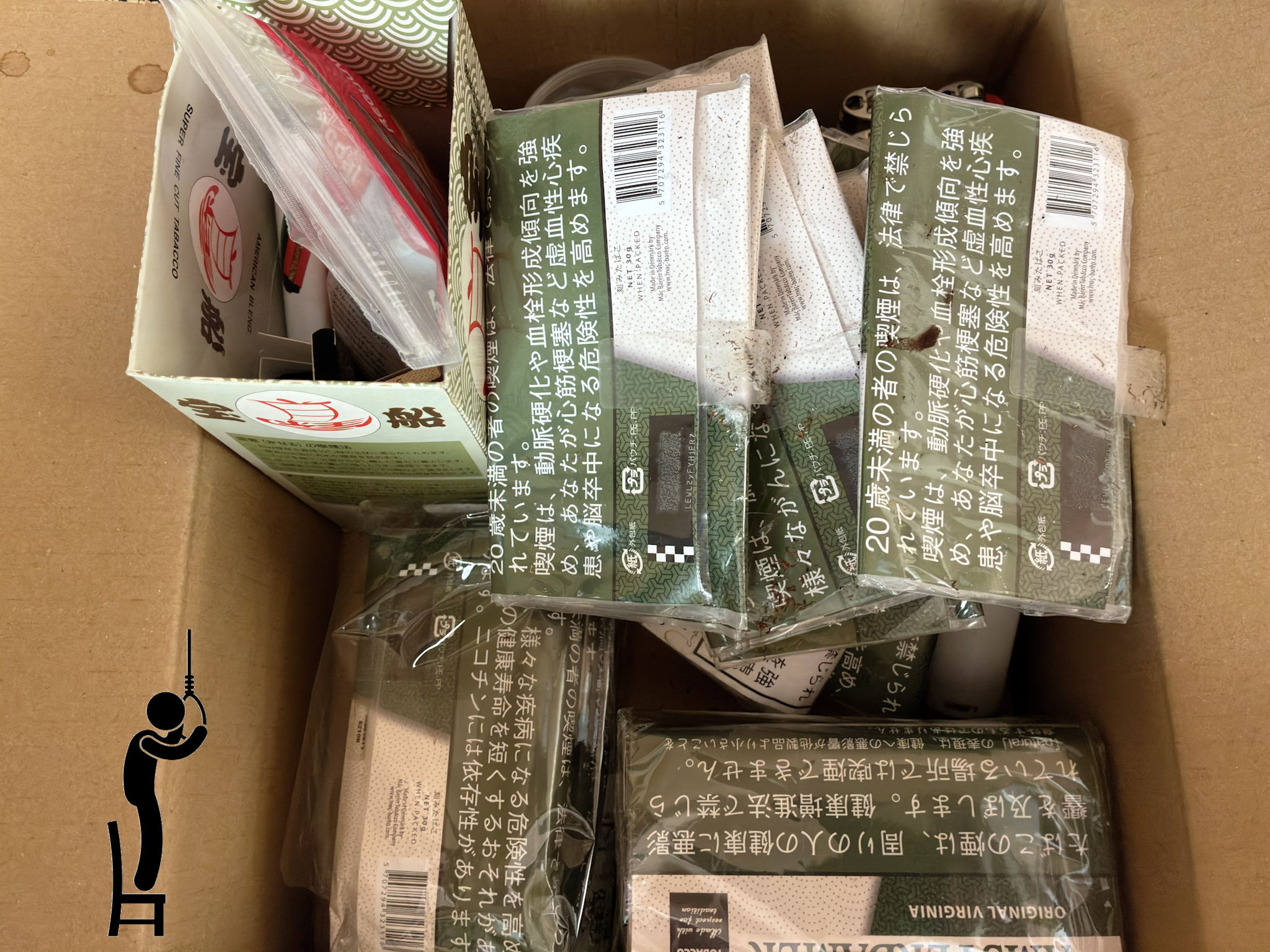 煙管用煙草の残り葉をまとめて手巻き煙草に。しばらく手巻き煙草を消化します