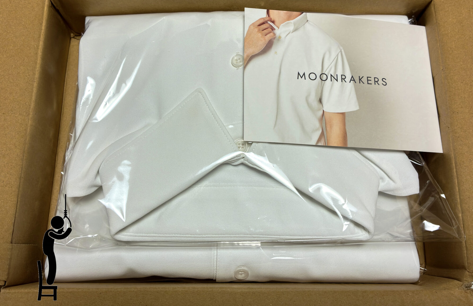 クラウドファンディングで出資していたMoonRakersのMOON-TECH® Polo Shirtが届きました