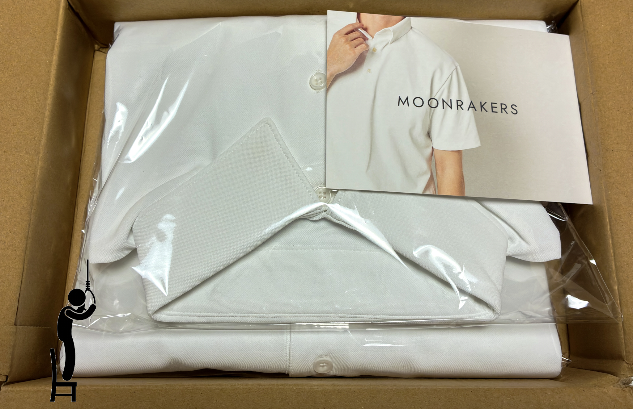 クラウドファンディングで出資していたMoonRakersのMOON-TECH® Polo Shirtが届きました