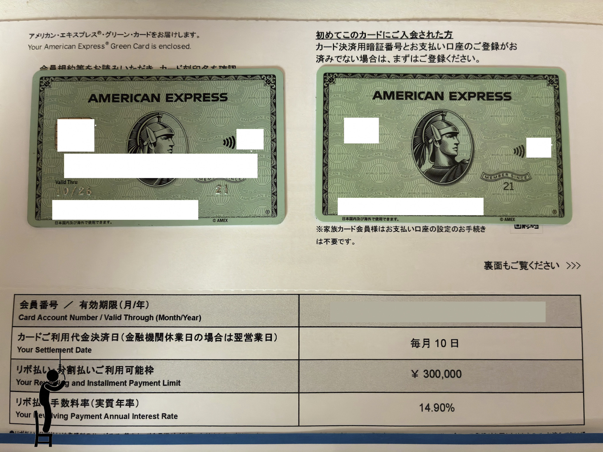 生活保護ですがアメリカンエキスプレスの更新カードが届きました【2026年】​